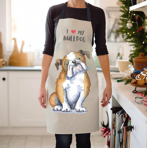 Bulldog Apron